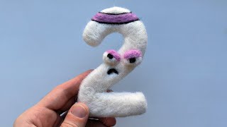 I crafted Number Lore 1 by Mike Salcedo with satisfying needlefelt art