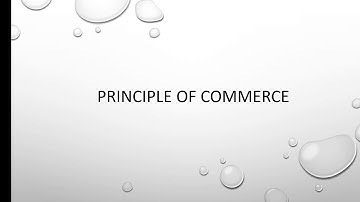 scope of commerce, i-com part, 1 lecture no 1, principles of commerce
