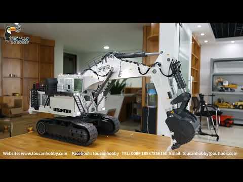 The world's amazing RC hydraulic excavator 1/20 Liebherr 996 is here now!