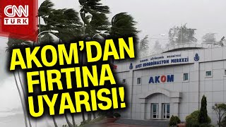 İstanbul İçin Fırtına Uyarısı! AKOM Saat Vererek Duyurdu! | #Haber #Sondakika Resimi