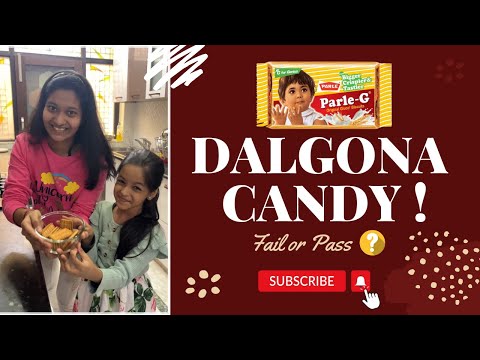 Parle-G Dalgona Candy! Fail or Pass?😳 | Cute Jinni #jinni #cutejinni #cutesisters