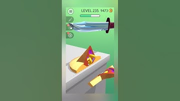 ASMR Slicing Satisfying Gameplay | Level 235 | #shorts #viral #asmr #satisfying #gameplay #short