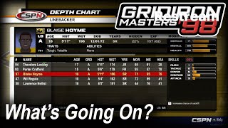 Gridiron Masters '98 || Dev Update || What's Goin On?