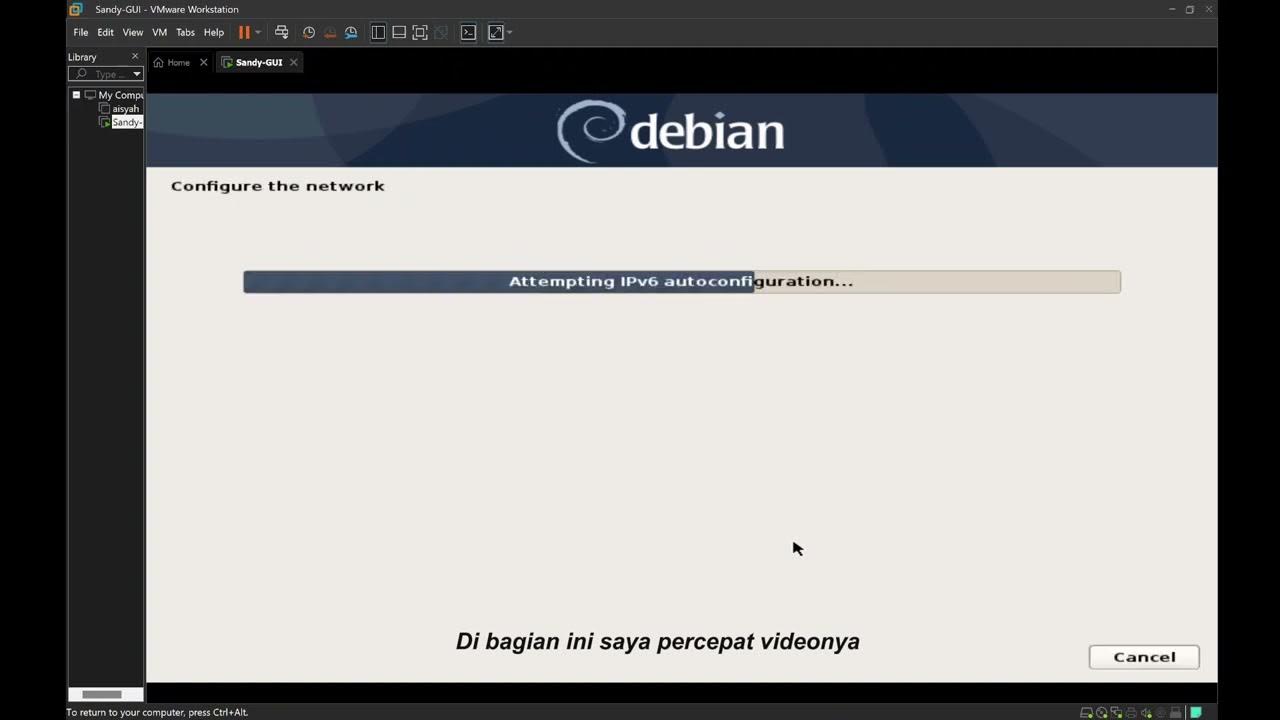 Tutorial cara install debian 10 di vmware untuk pemula gui youtube