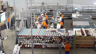 Уникальный завод в Раменском показал, как производит жалюзи и шторы.