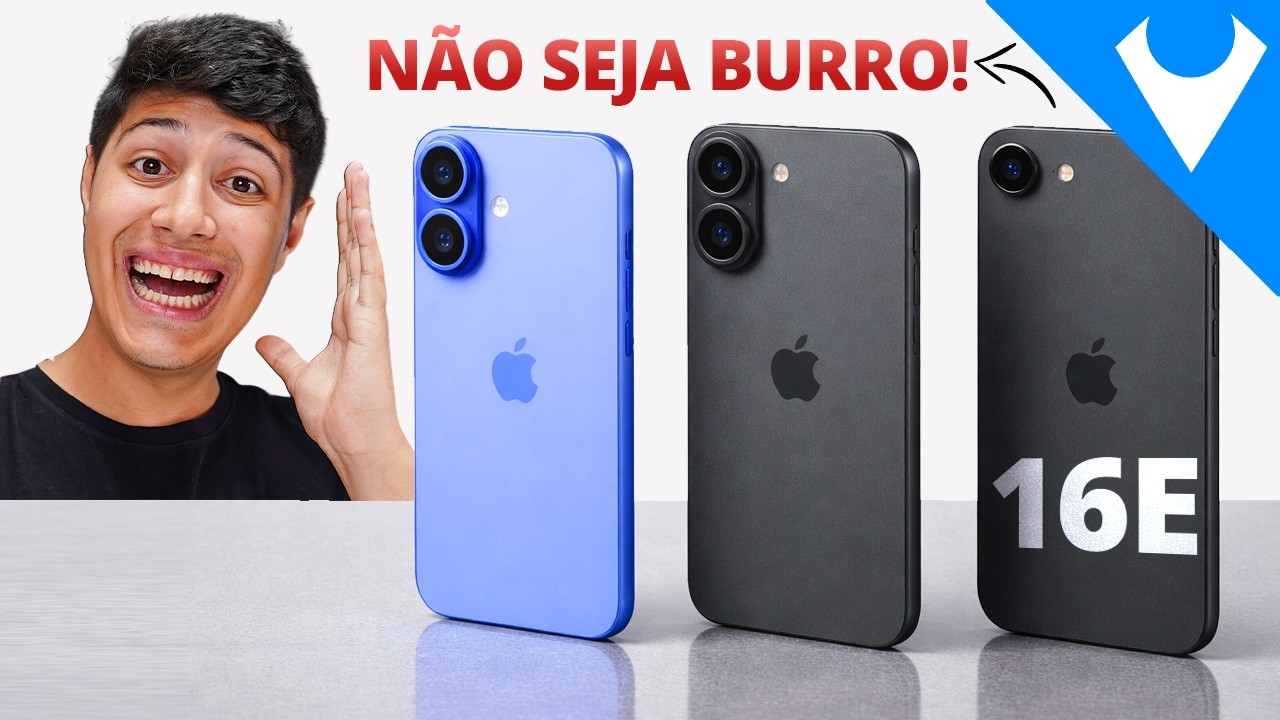 Qual MELHOR? iPhone 16 vs iPhone 16E vs iPhone 17 para 2026? 99% escolhem ERRADO!