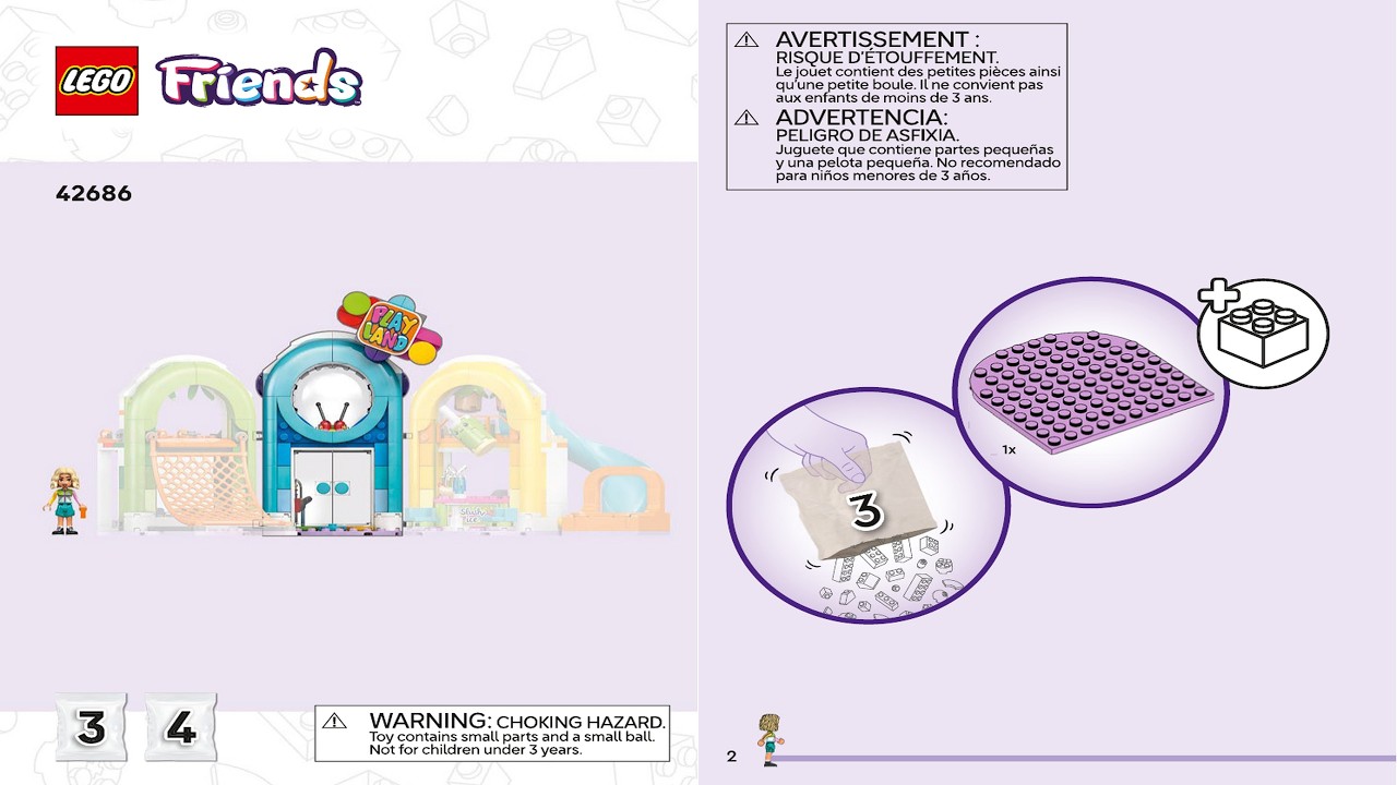 LEGO Instructions - Friends - 42686 - Fun Indoor Playground