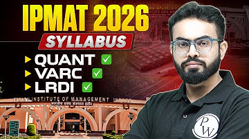 IPMAT 2026 COMPLETE VARC QUANTS LRDI SYLLABUS