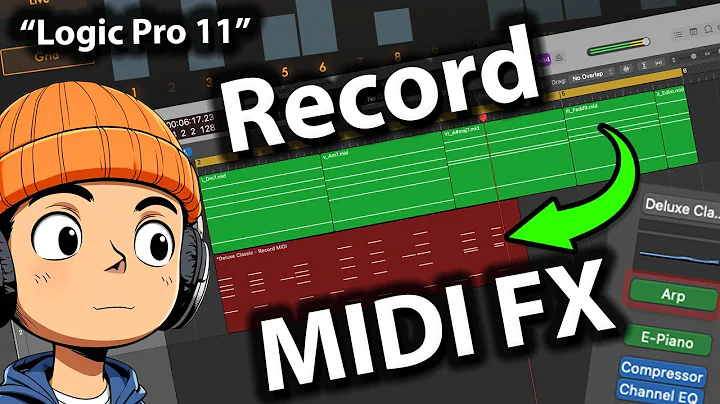 Record MIDI FX in Logic Pro 11 - How to Print and Record MIDI FX to a new Track with MIDI Routing