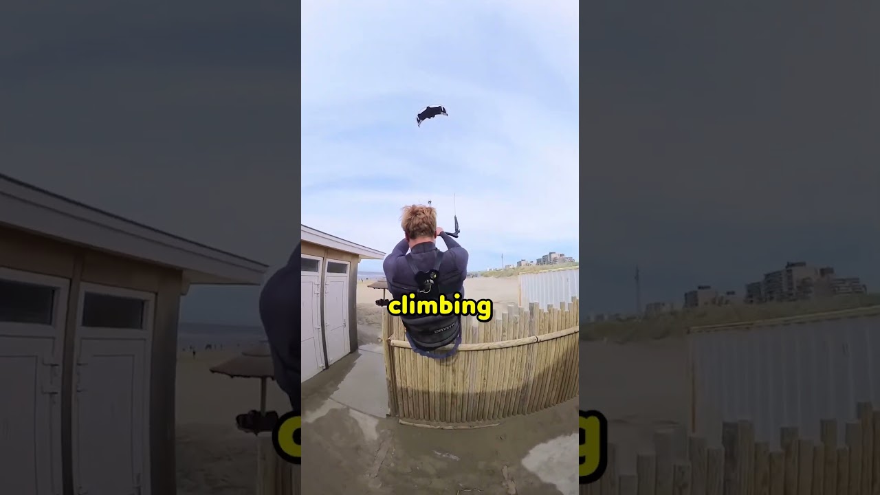 This Kite Surfer Is Insane 😂