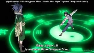 Naruto Shippuden Techniques, Hinata - Jyuukenhou: Hakke Sanjyuuni Shou screenshot 2
