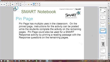 SMART Notebook - Pin Page