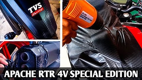 लेमिनेशन से भी ज्यादा दिनों तक टिकने वाला बाइक प्रोटक्शन  Apache RTR 160 4v Modified 2022 New model