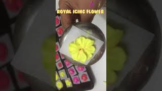 Royal icing flowers | how to make royal icing flowers | cake decorating flowers