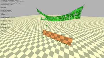 paragliding simulation bullet physics 2.71 SDK (2008) prototype demo