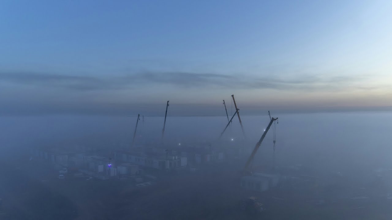 Строительство госпиталя за 1 минуту - BI Group