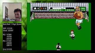 Mike Tysons Punch-Out!! - Bald Bull 1 High Score - 32460