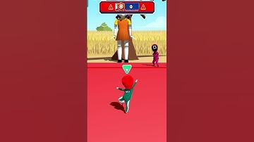 SQUID GAMES [ Candy & Green Light Red Light] with Doraemon, Nobita, Shizuka, Gian & Suneo#shorts