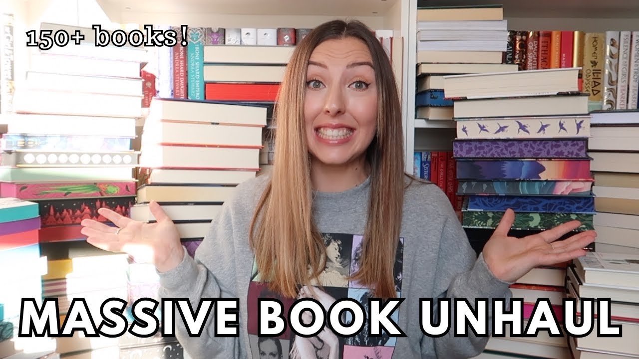MY BIGGEST BOOK UNHAUL // Unhauling books before I move house