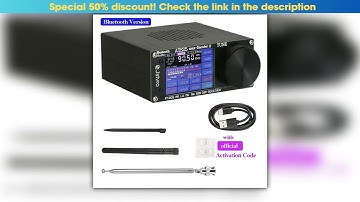 ATS25 Max Decoder II Bluetooth Version Second Generation Full Radio Receiver FM SW SSB MW LW
