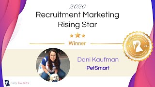 Rally Awards - 2020 Recruitment Marketing Rising Star - Dani Kaufman, PetSmart