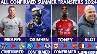 🚨ALL THE LATEST CONFIRMED SUMMER TRANSFERS 2024, OSIMHEN TO CHELSEA 🚨