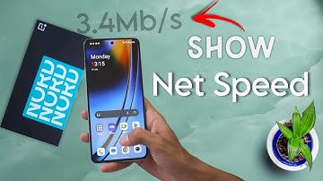 Show Network Speed on OnePlus Nord CE 4, How to Enable Data Speed in OnePlus Nord CE 4