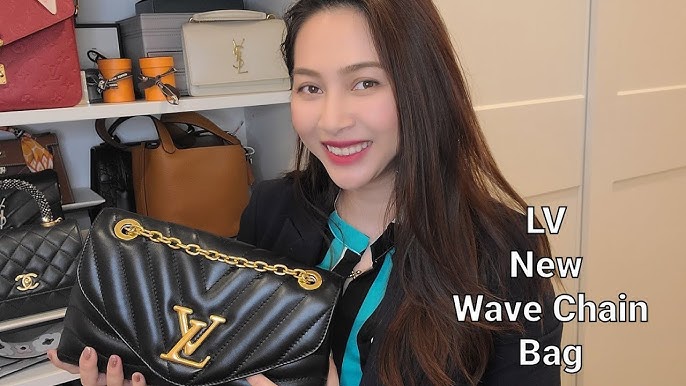 Louis Vuitton New Wave Chain Bag GM Black Cowhide