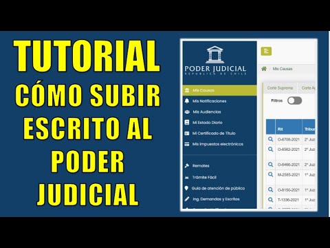 Cómo Presentar escrito a través de Oficina Judicial Virtual - Tutorial - Abogado Manríquez