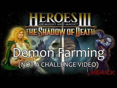 Heroes of Might and Magic III: Demon Farming on Month 1 (200%)