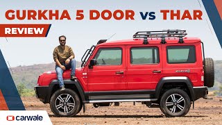 Force Gurkha 5 Door Review & Comparison with Mahindra Thar | 5 Important Questions Answered! screenshot 4