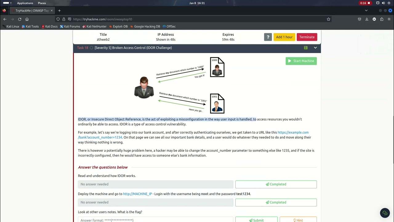 Broken Access Control IDOR Challenge YouTube