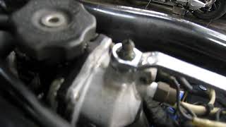 ZRXのクーラント（ラジエーター）液のエアー抜き