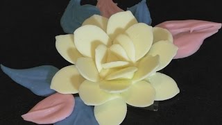 ЦВЕТОК из шоколада. Шоколадное украшение для торта. Flower of chocolate. ЦВЕТОК из шоколада. Шоколадное украшение для торта. Flower of chocolate.