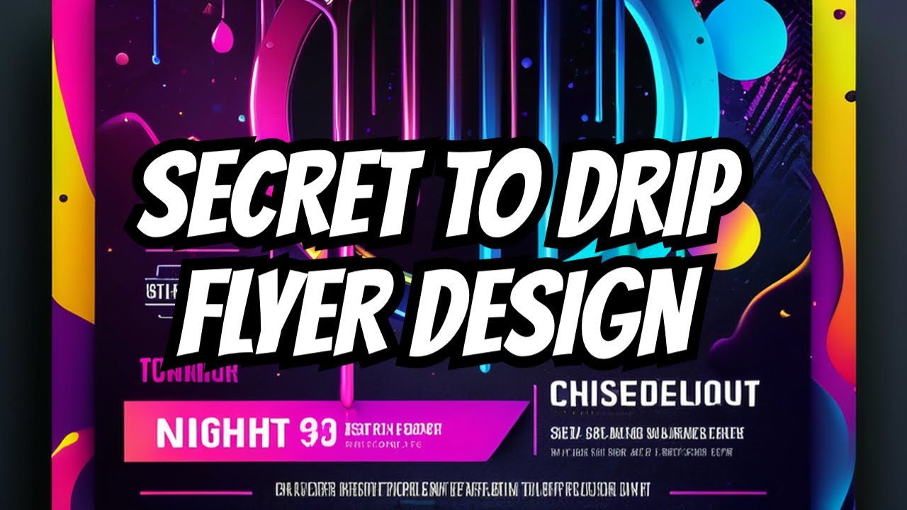 Unlocking the Secrets Behind Stunning Drip Night Flyer Designs YouTube