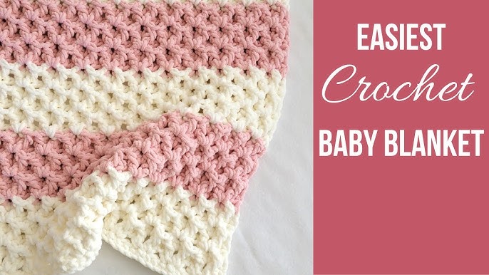Fast & Easy Crochet Blanket Tutorial (Bernat Blanket Yarn Pattern) 