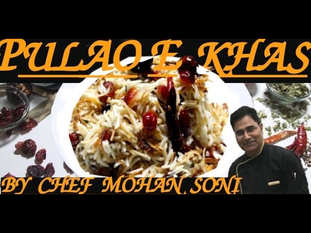 Pulao-e-khass Mediterranean Style Fusion | Chef Mohan Soni |