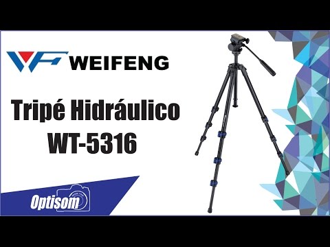 Tripé com cabeça Hidráulica modelo WT5316 - Loja Optisom