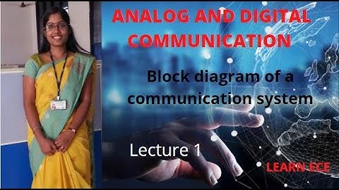 ANALOG AND DIGITAL COMMUNICATION KTU: Lecture 1