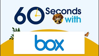 60 Seconds With Box Sign