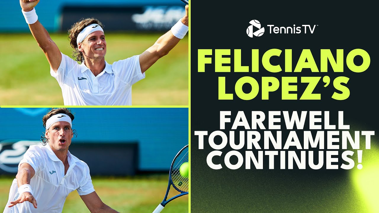 Feliciano Lopez's Farewell Tournament Continues vs Jordan Thompson! | Mallorca 2023 Highlights