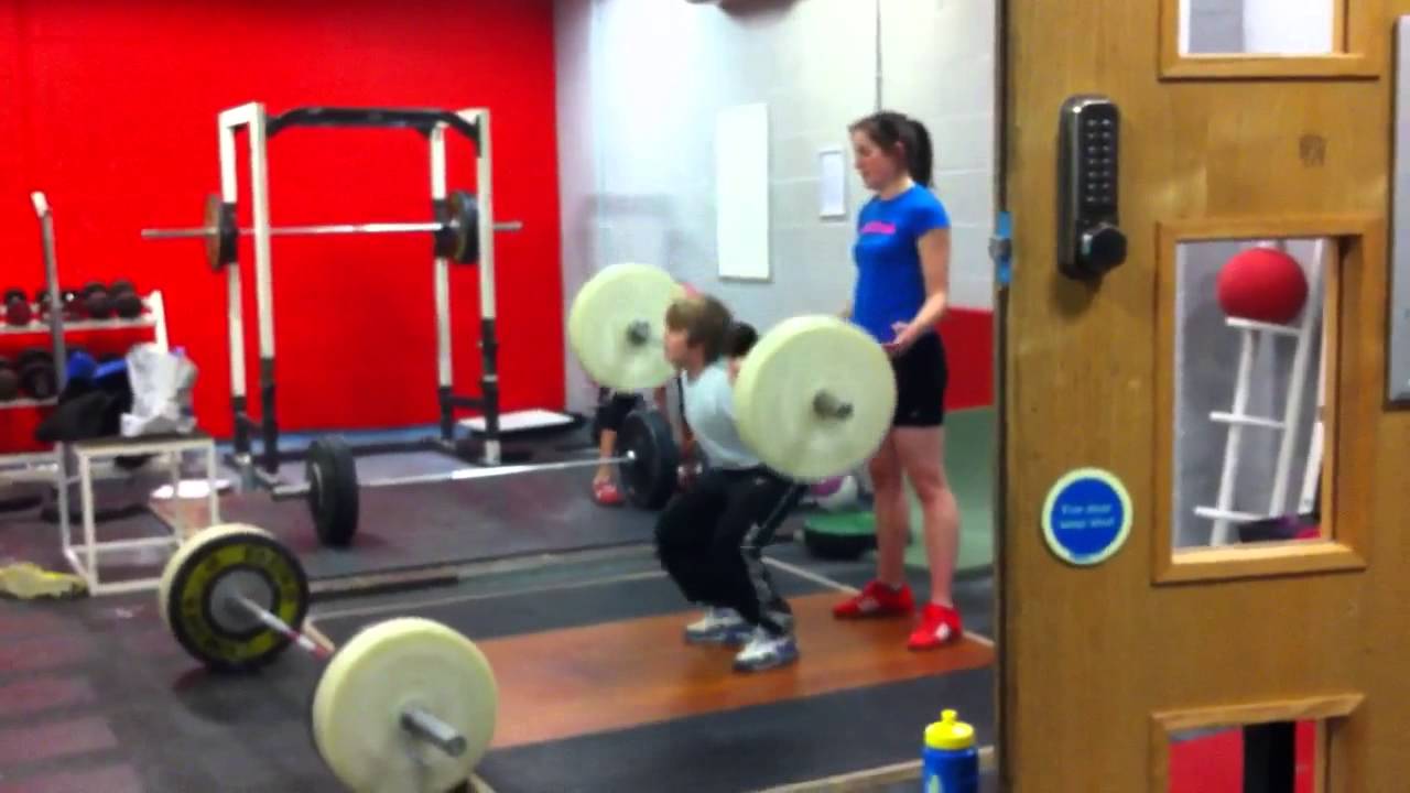Aaron back squat 17.5 kg