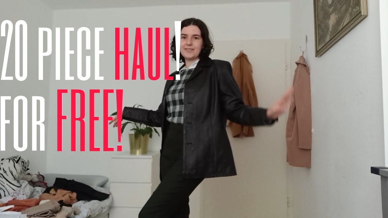 I was at a Clothing swap party! | Sustainable clothing haul with 20 pieces!