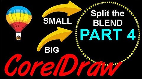 Corel Draw Tips & Tricks Blend TWICE Part 4 SPLIT