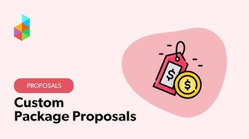 Custom Package Proposals in Dubsado