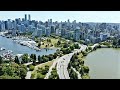 Stanley Park Vancouver BC Canada By Drone