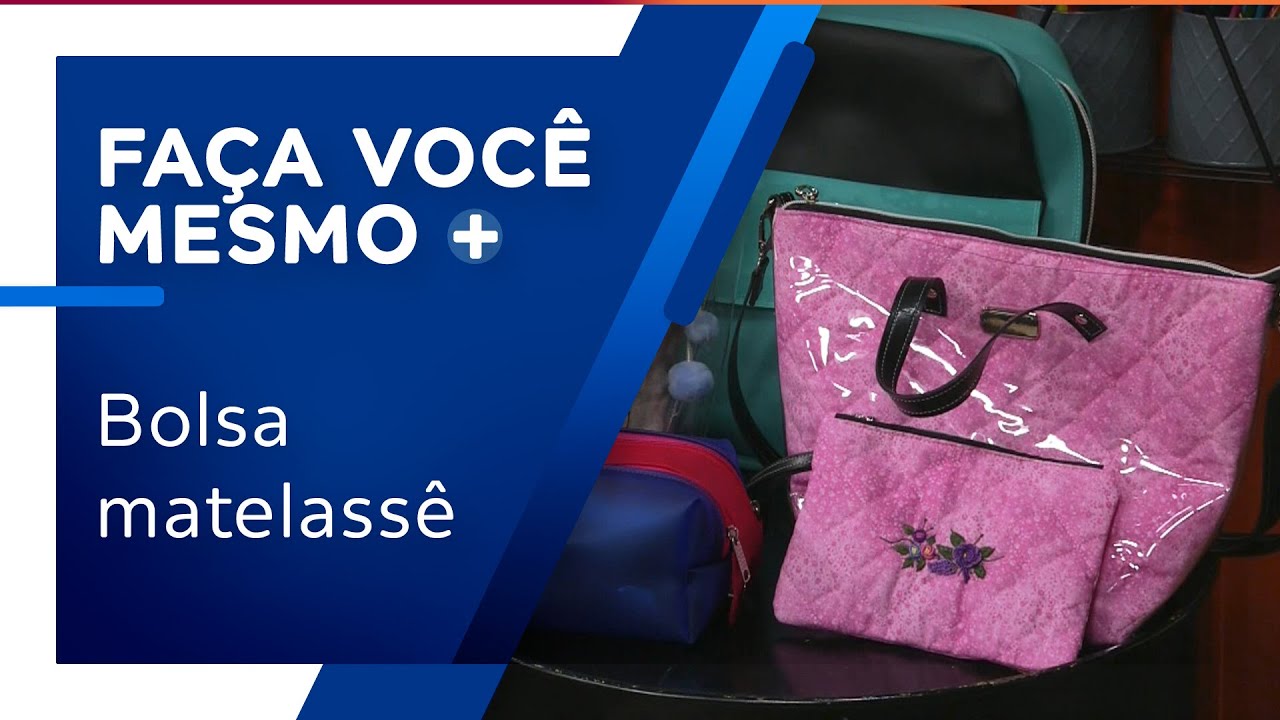 Bolsa matelassê por Maria Edna