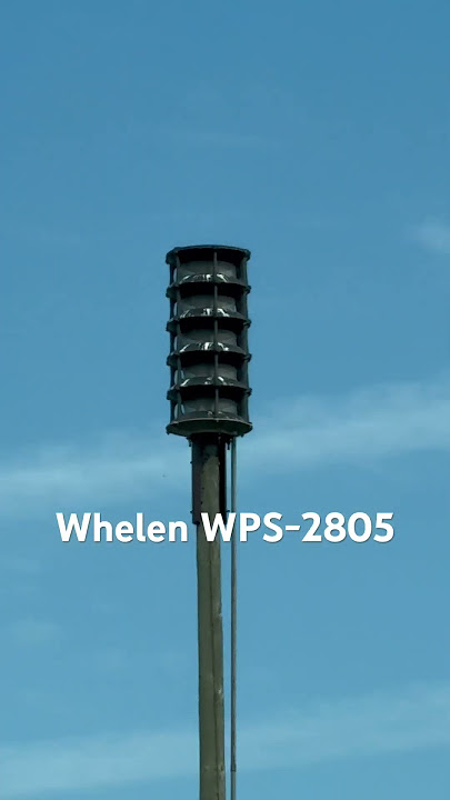 Whelen WPS-2805 #siren #tornadosiren #discovery #sirens