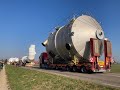 Le convoi du sicle un gigantesque convoi exceptionnel de passage sur le routes du jura