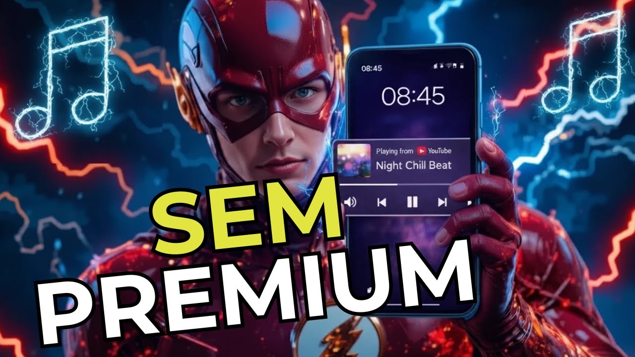 Como OUVIR MÚSICAS do YouTube em SEGUNDO PLANO com a Tela Bloqueada